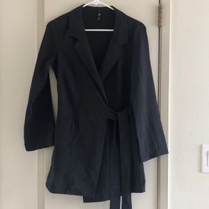 Zara wrap style shorts jumpsuit